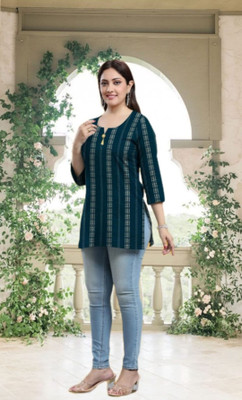 Royality Women Embroidered Anarkali Kurta(Blue)