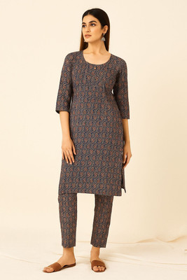 Elisha Women Printed A-line Kurta(Multicolor)