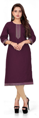 Maaa Meladi CreationS Women Self Design Straight Kurta(Multicolor)