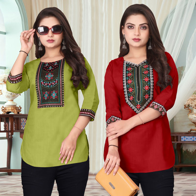 HELLY512 Women Solid A-line Kurta(Multicolor)