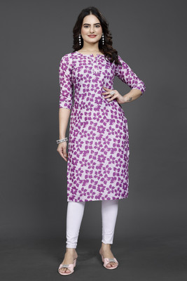 RANGRASIYA CORPORATION Women Printed Straight Kurta(Multicolor)