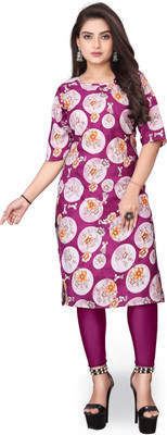 ANITA LYCRA Women Printed A-line Kurta(Multicolor)