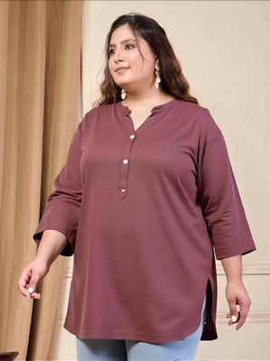 PP PRODUCTIONS Women Solid A-line Kurta(Multicolor)