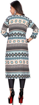 SHLOCK CREATION HUB Women Self Design, Printed A-line Kurta(Multicolor)