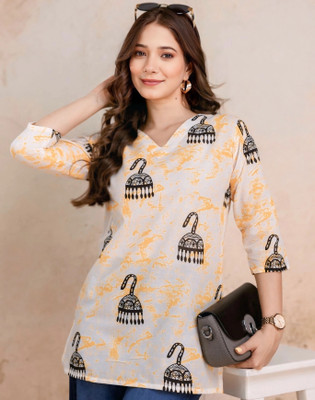 Krishna Creation Women Printed Ethnic Dress Kurta(Multicolor)
