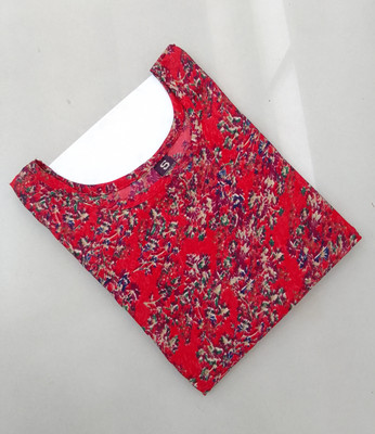 RD Collection Women Printed Straight Kurta(Multicolor)
