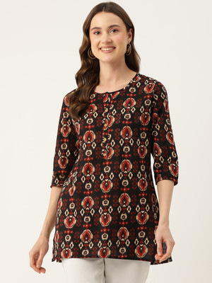 Feranoid Retail Women Floral Print Straight Kurta(Multicolor)
