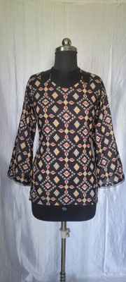 QA Fashion Women Printed Asymmetric Kurta(Multicolor)