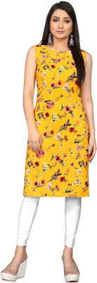Shree Saarvotam Fashion Women Printed Straight Kurta(Multicolor)