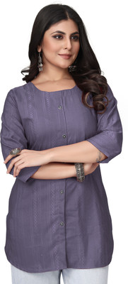 MANTRA DESIGNER Women Self Design A-line Kurta(Light Green)