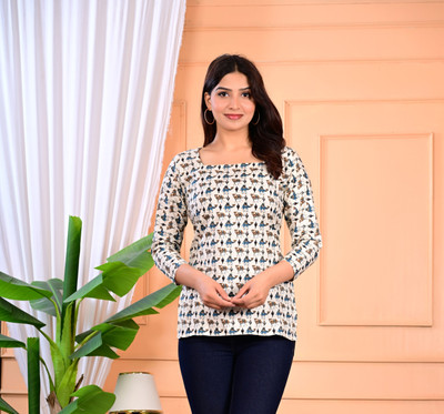 SRGSCollectionn Women Printed Straight Kurta(Multicolor)