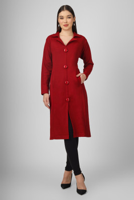 Blushh Collection Women Solid Straight Kurta(Red)