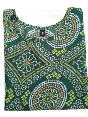 TITHIGARMENTS Women Printed Straight Kurta(Multicolor)