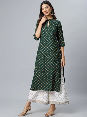 VIHARINI Women Kurta Palazzo Set