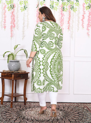 Flavia Creation Women Printed A-line Kurta(Multicolor)