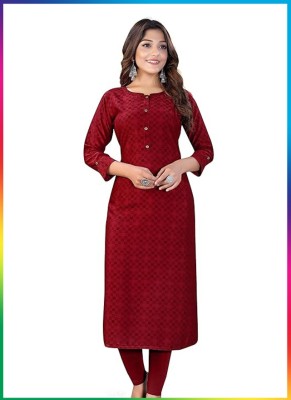 Alishasa Women Solid Straight Kurta(Multicolor)