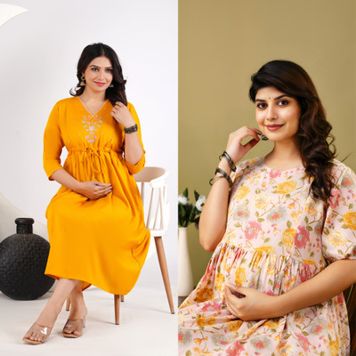 Khoj Bagda Women Floral Print, Embroidered Anarkali Kurta(Multicolor)