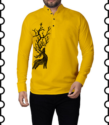 Kavyangle Creation Men Solid Straight Kurta(Multicolor)