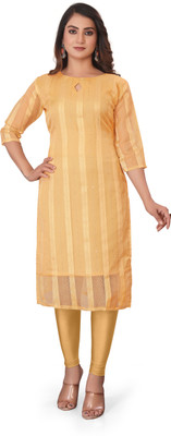 ak fashion mall Women Embroidered Ethnic Dress Kurta(Pink)