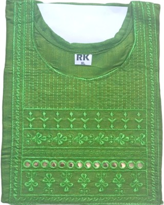 MAHI MART Men Embroidered Straight Kurta(Green)
