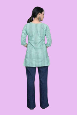 Rangrasiya Tex Women Solid Anarkali Kurta(Light Blue)