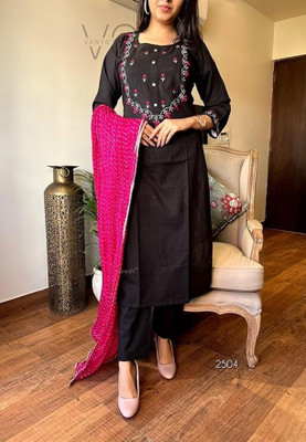 SHORZO Women Kurta Pant Dupatta Set