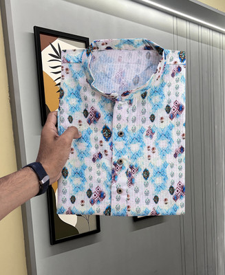Lazzly Men Printed A-line Kurta(Multicolor)