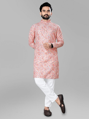 NobleStitch Men Printed Ethnic Dress Kurta(Multicolor)