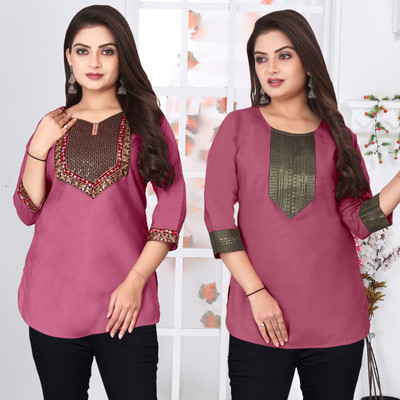 FSR Women Printed A-line Kurta(Multicolor)