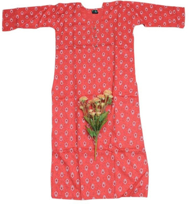 ANNAMALAIYAR TEX Women Floral Print Straight Kurta(Multicolor)