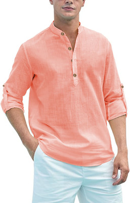 Vida Loca Men Solid Straight Kurta(Multicolor)