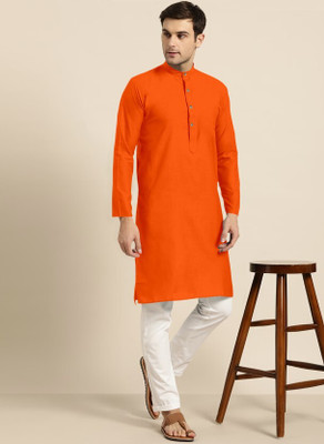 Anilclot Hub Men Solid Straight Kurta(Multicolor)