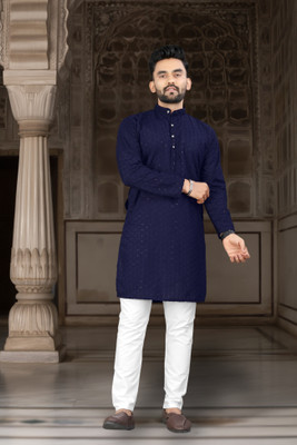 DHASU TRENDZ Men Kurta Pyjama Set