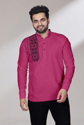 LIRMO Men Printed Straight Kurta(Multicolor)
