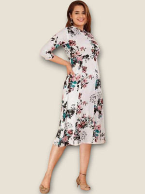 NEW APPARELS Women Printed Anarkali Kurta(Multicolor)