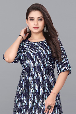 HARISH TEXTILE Women Printed Straight Kurta(Multicolor)