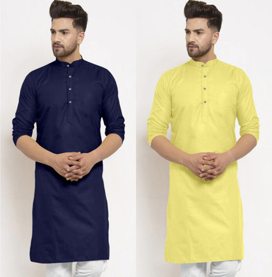 JENJEE FASHION Men Embroidered Straight Kurta(Multicolor)