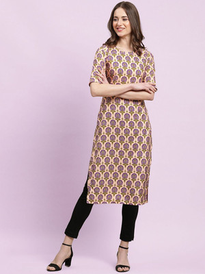 Moda Rapido Men Solid Straight Kurta(Multicolor)