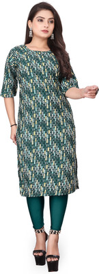 WOMENSILKFABRIC Women Printed A-line Kurta(Multicolor)