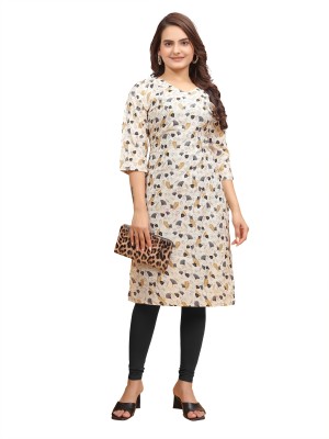 MitanshFashion Women Floral Print A-line Kurta(Multicolor)