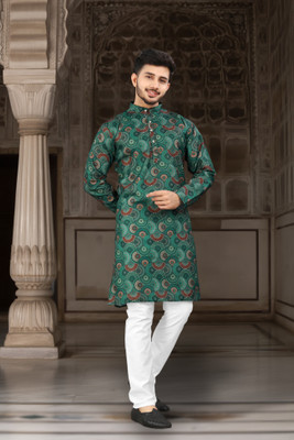 DHASU TRENDZ Men Kurta Pyjama Set
