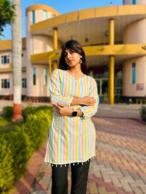 RS KALA Women Printed A-line Kurta(Multicolor)