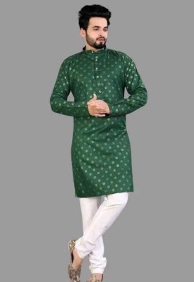 Prasad Creation Men Printed Straight Kurta(Multicolor)