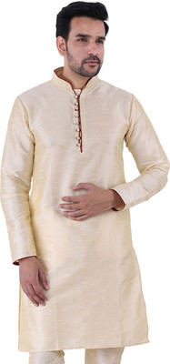 HouseOfCommon Men Self Design Ethnic Dress Kurta(Multicolor)