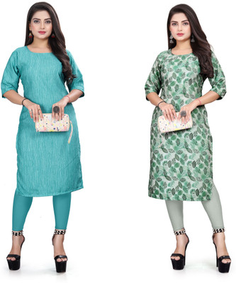 VAISALICREATION Women Printed A-line Kurta(Multicolor)