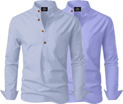 Fashion Marts Men Solid Straight Kurta(Multicolor)