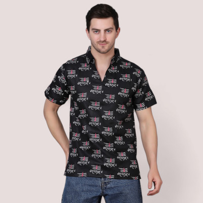 AXOLOTL Men Printed Straight Kurta(Multicolor)