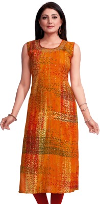 Meher Impex Women Embellished Straight Kurta(Multicolor)