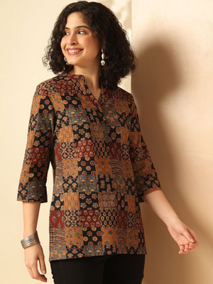 ANOUK Women Printed Straight Kurta(Multicolor)
