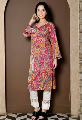 AKSHA CREATION STORE Women Paisley Straight Kurta(Multicolor)